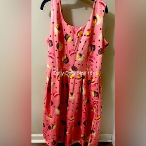 Super Cute Dolly Dolly Cupcake Swing Dress